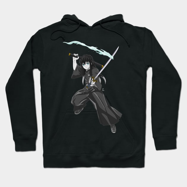 Gray Mist Boy Hoodie by Zapt Art